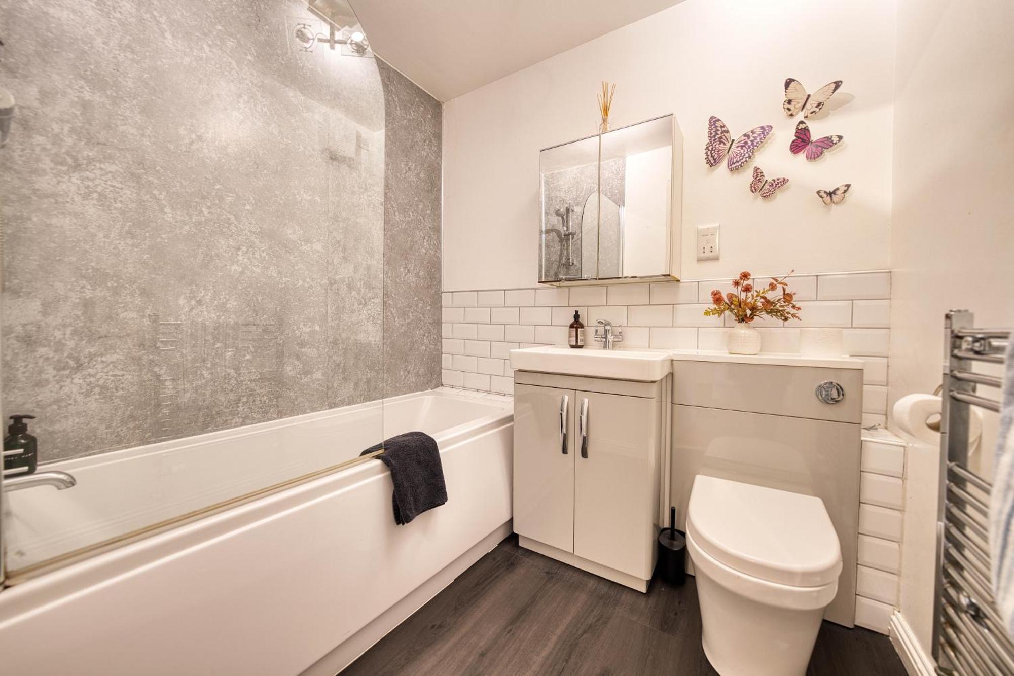 Apartmán Modern 2 Bed Flat With Free Parking Glasgow Exteriér fotografie