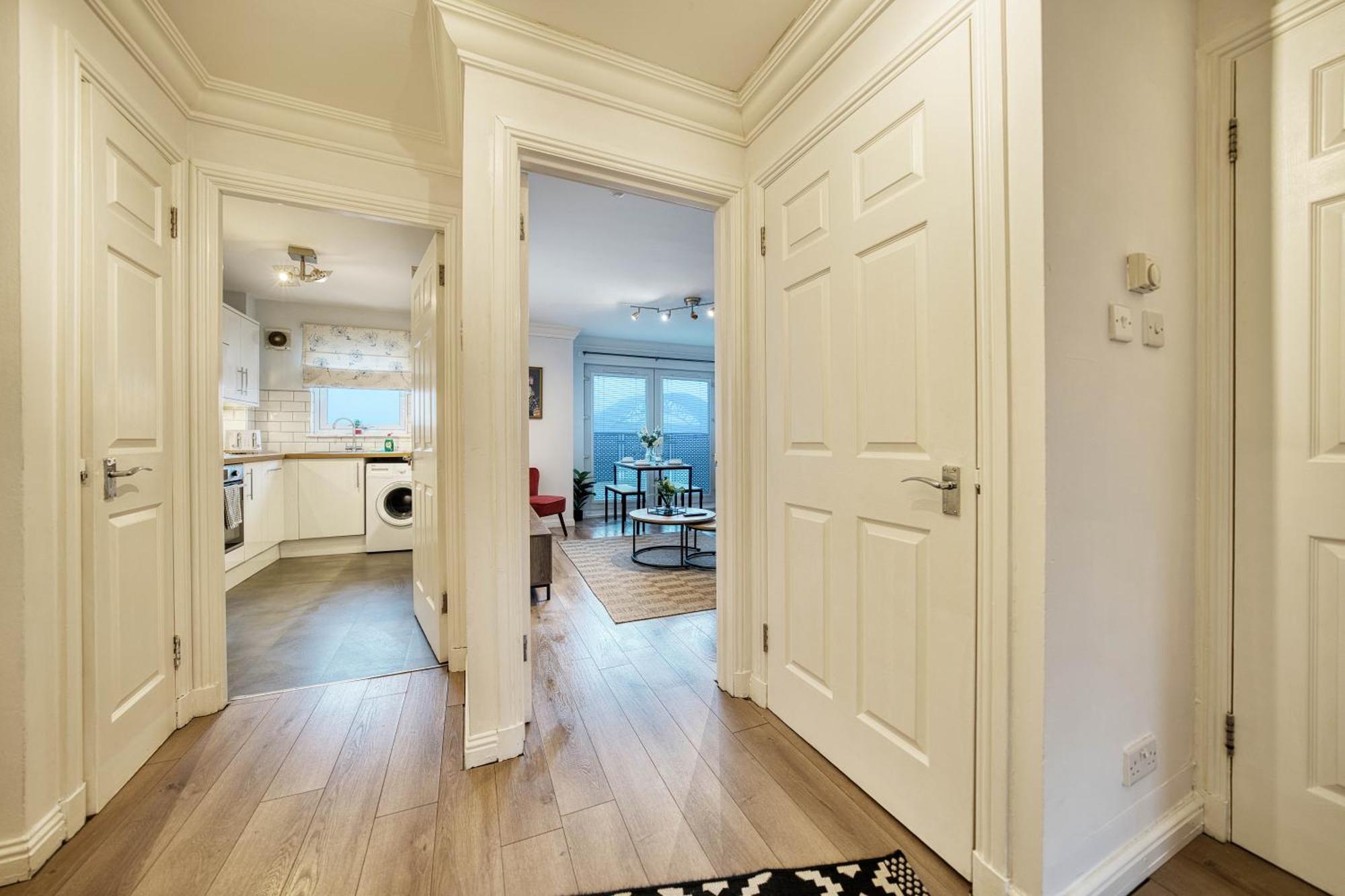 Apartmán Modern 2 Bed Flat With Free Parking Glasgow Exteriér fotografie